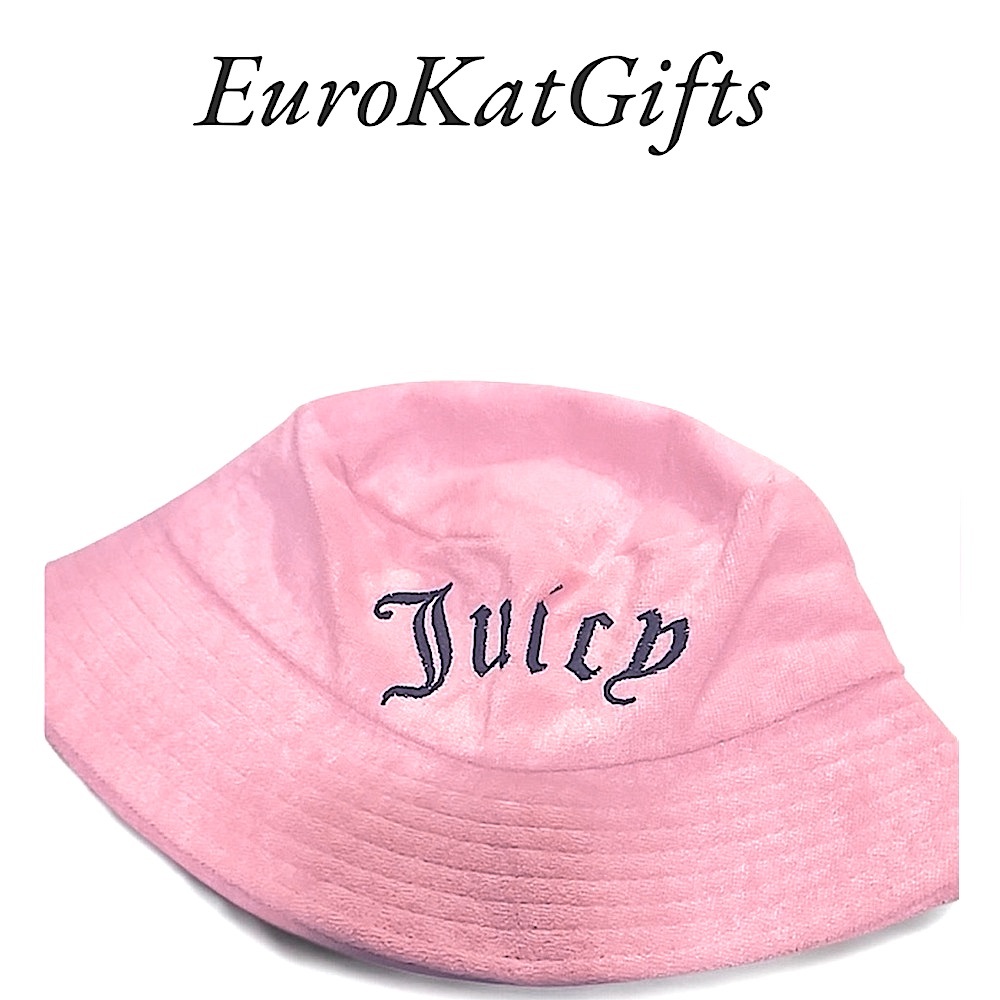 JUICY Couture Pink Bucket Hat NEWGreat for Beach and Summer wear. Y2K